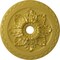 Ekena Millwork Bordeaux Deluxe Ceiling Medallion (Fits Canopies up to 4"), 23 5/8"OD x 3"ID x 2"P, Rich Gold CM23BORGS - alternate 1